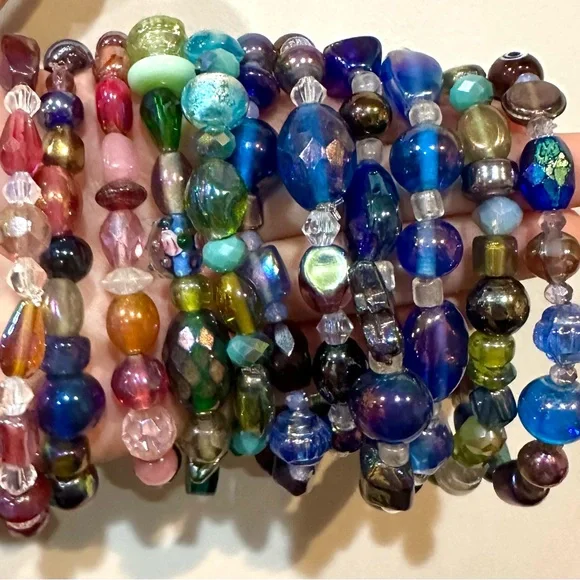 Vintage Glass Bracelets - Picture 2 of 3